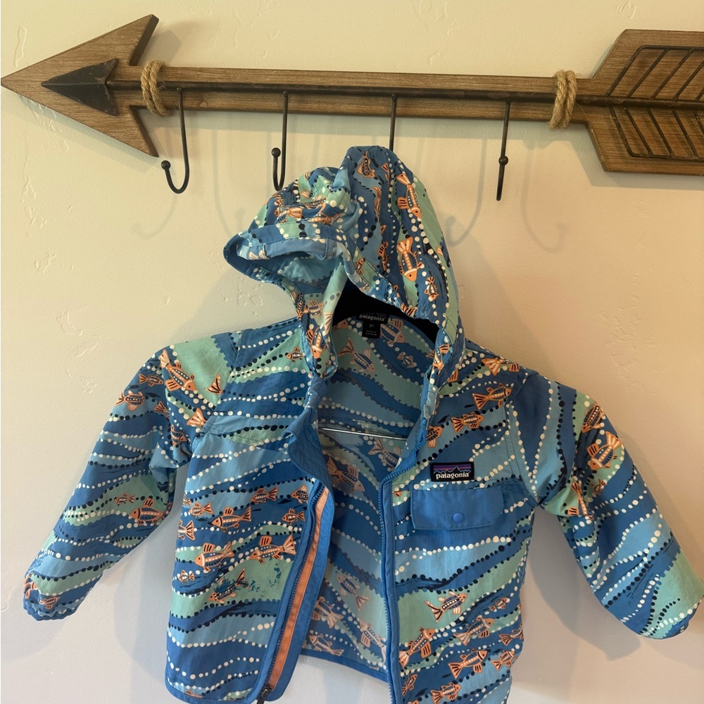 Patagonia Blue and Orange Baby Jacket